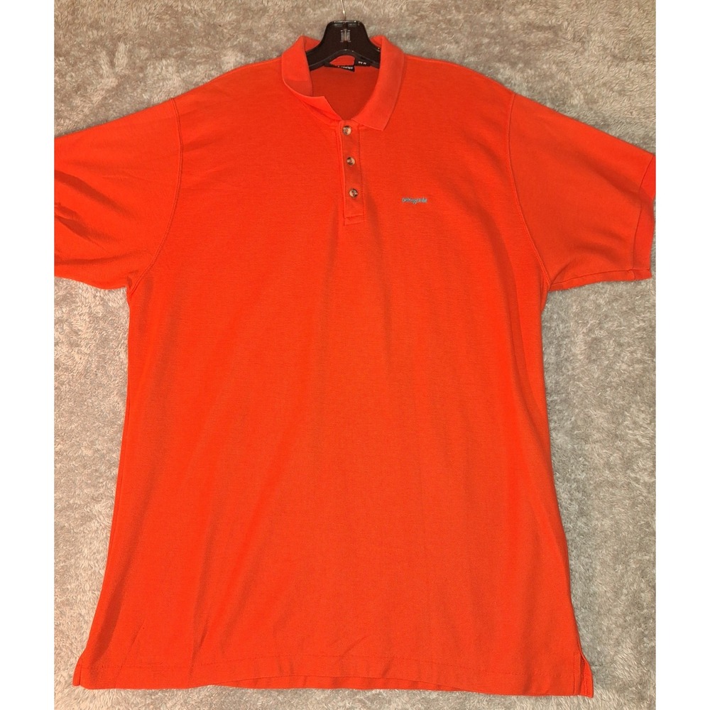 VINTAGE Patagonia Polos Lot of 2 Mens XL Orange Salmon 1988/1990 Casual Sporty - Picture 10 of 16